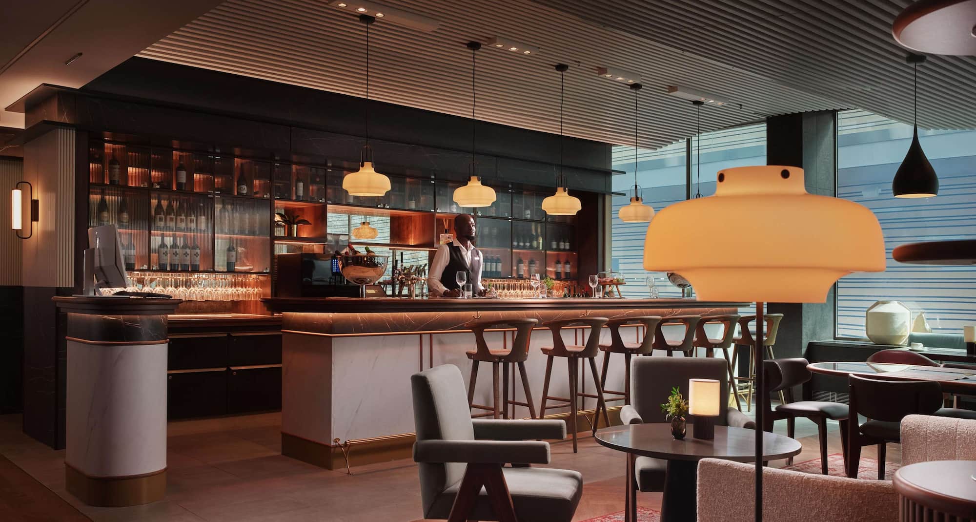 Radisson Blu Waterfront Hotel, Stockholm, A Verified Net Zero Hotel - Restaurant The Lounge