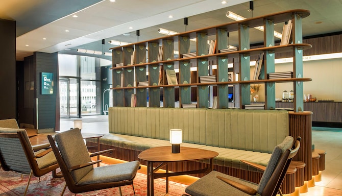 Radisson Blu Waterfront Hotel, Stockholm - The Lounge Bar view of the Lobby