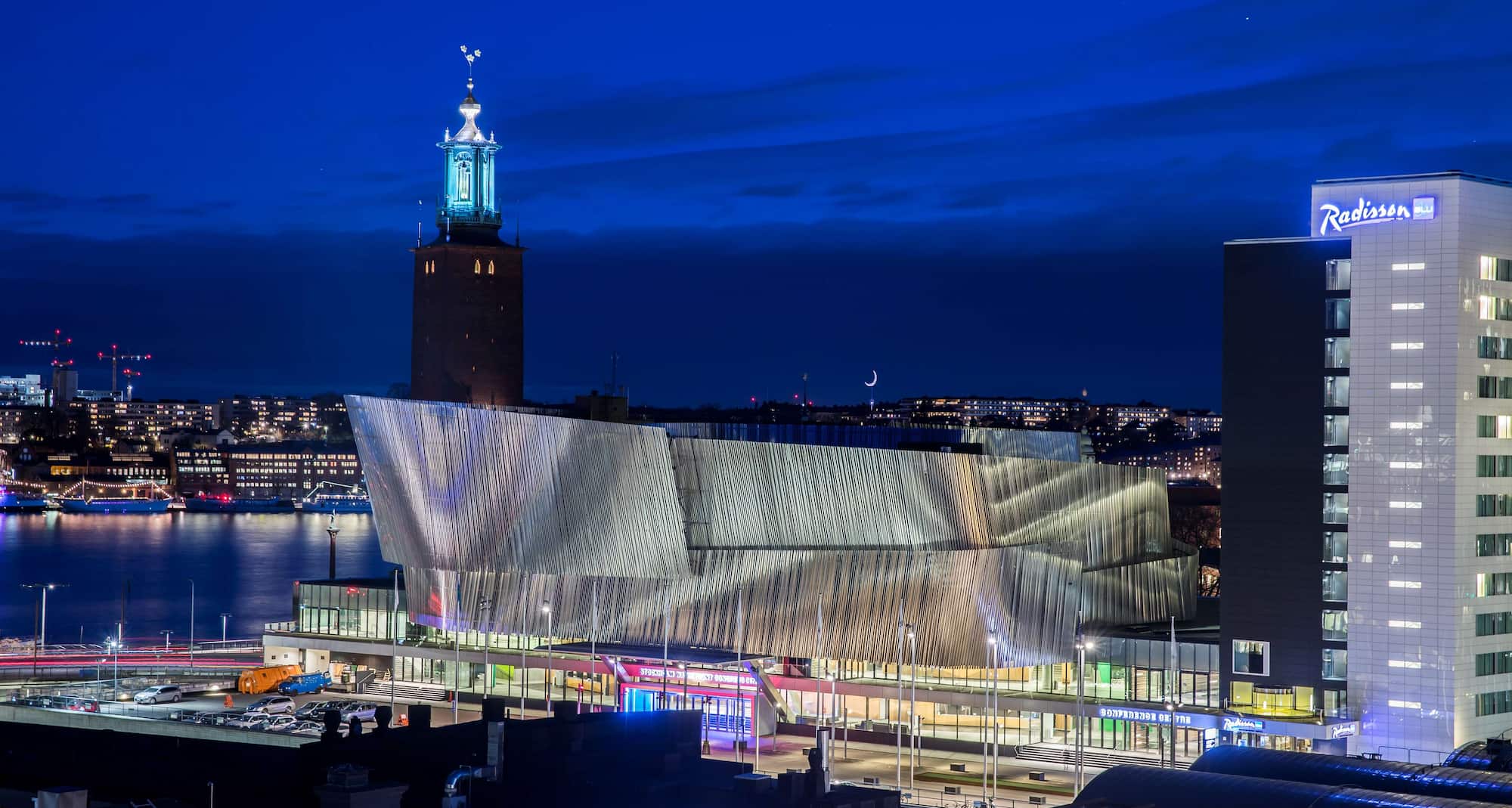 Radisson Blu Waterfront Hotel, Stockholm - Exterior - Night