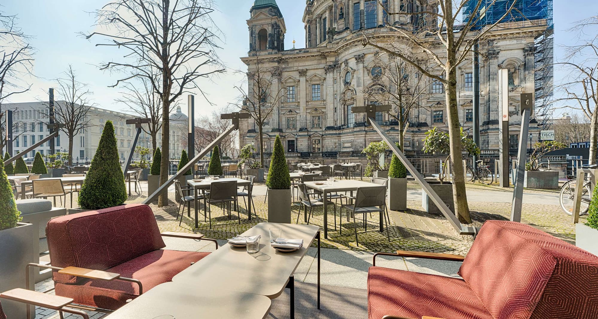 Radisson Collection Hotel, Berlin - Balaustine Restaurant terrace view