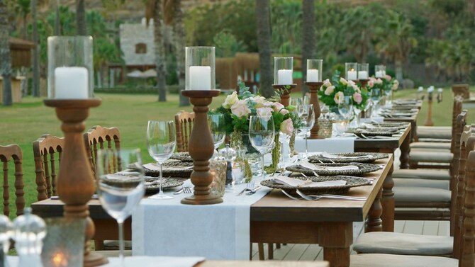 Radisson Collection Hotel, Bodrum - Wedding dinner set-up