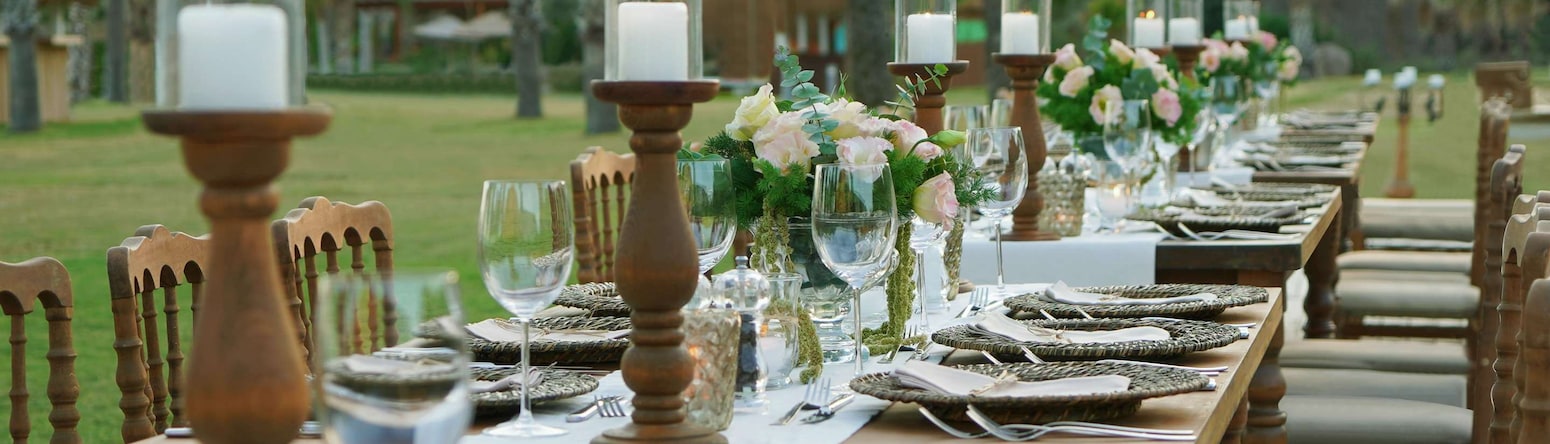 Radisson Collection Hotel, Bodrum - Wedding dinner set-up