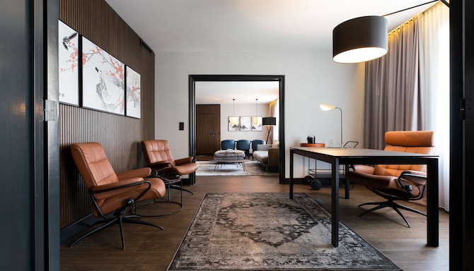 Radisson Collection Hotel, Grand Place Brussels - Presidential Suite, view from the bedroom