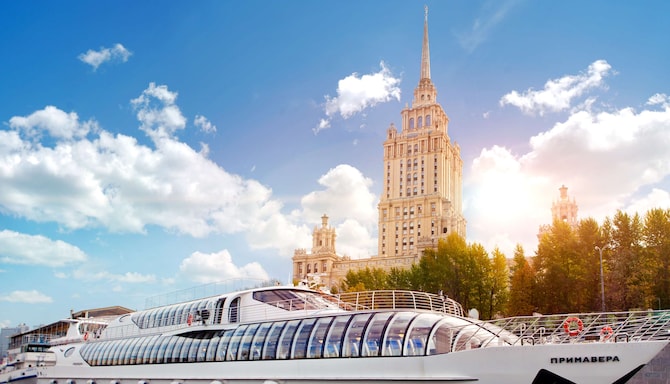 Radisson Royal Hotel, Moscow - Exterior and boat