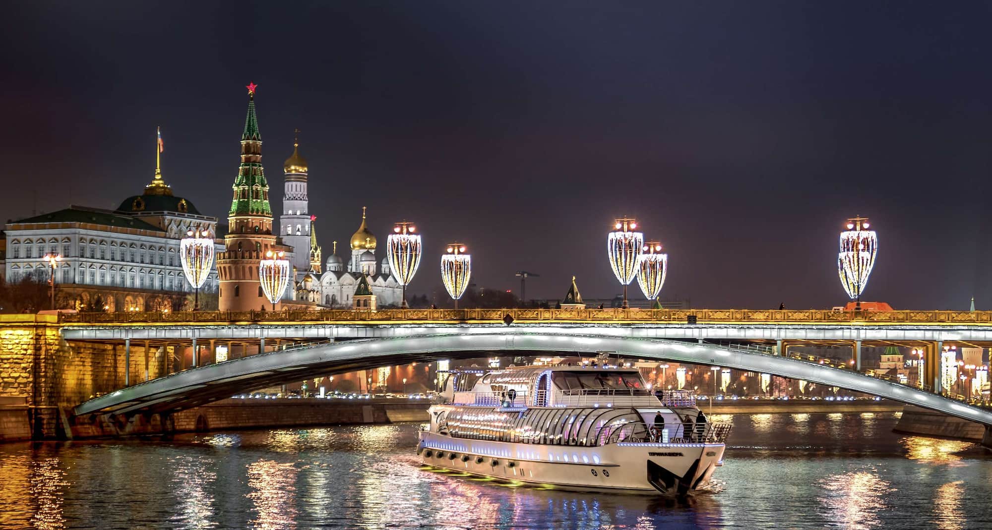 Radisson Collection Hotel, Moscow - River cruises on Flotilla yacths in winter