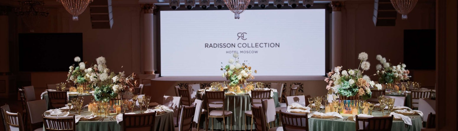Radisson Collection Hotel, Moscow - свадебное оформление