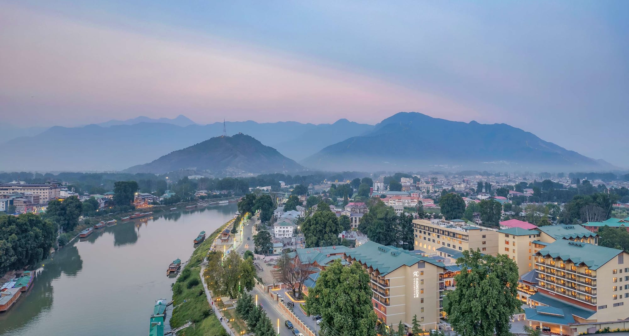 Radisson Collection Hotel and Spa, Riverfront Srinagar - Aerial View