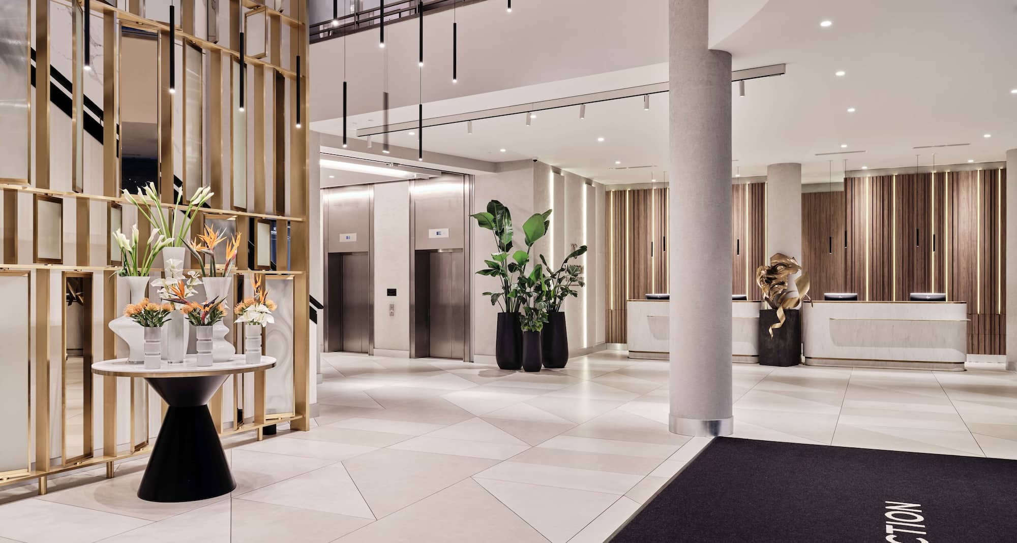 Radisson Collection Hotel, Warsaw - Lobby with flowers