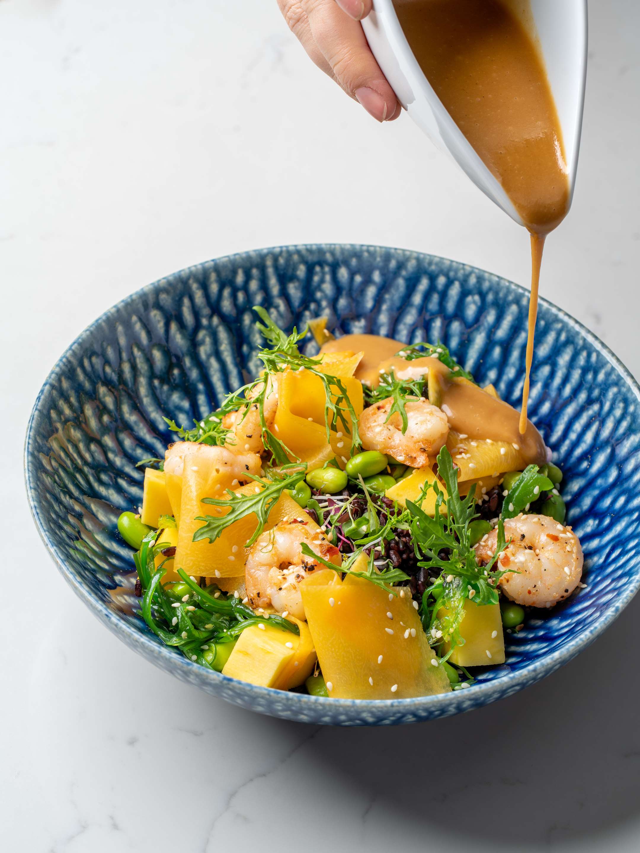 Radisson Collection Hotel, Warsaw - sałatka z krewetkami