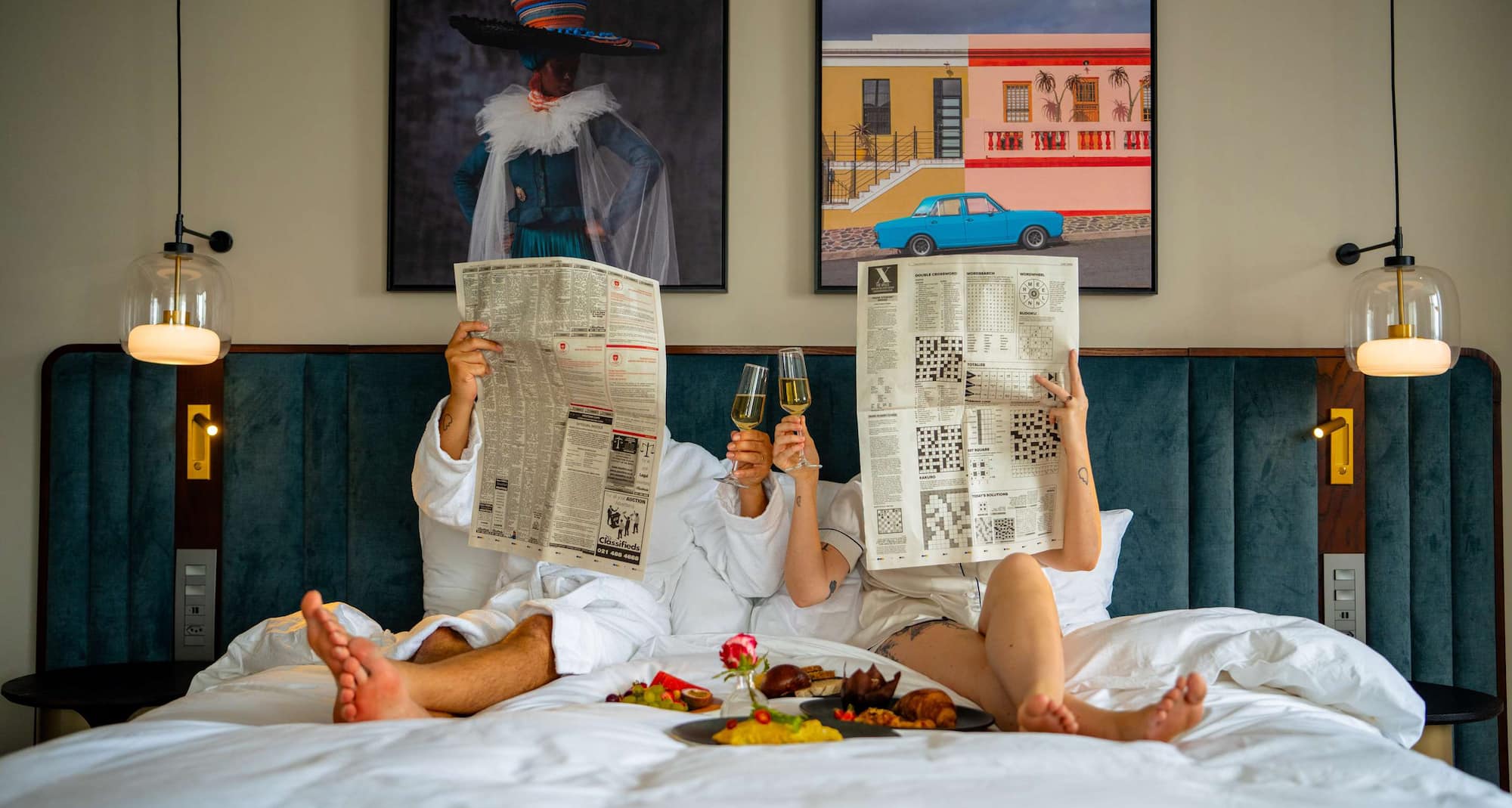 Radisson Collection Hotel, Waterfront Cape Town - Couple Newspaper