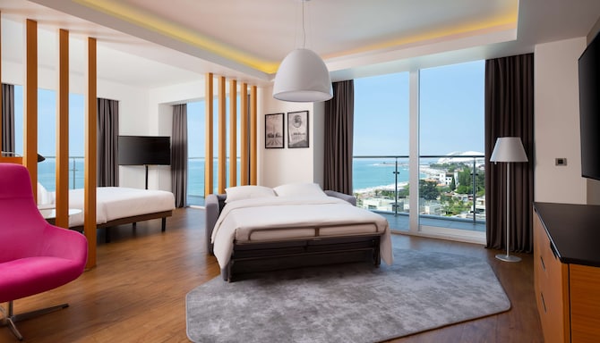 Radisson Collection Paradise Resort & Spa, Sochi - Suite with sea view sofa