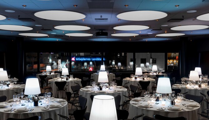 Radisson Collection Royal Hotel, Copenhagen - opsætning til middag i festsalen