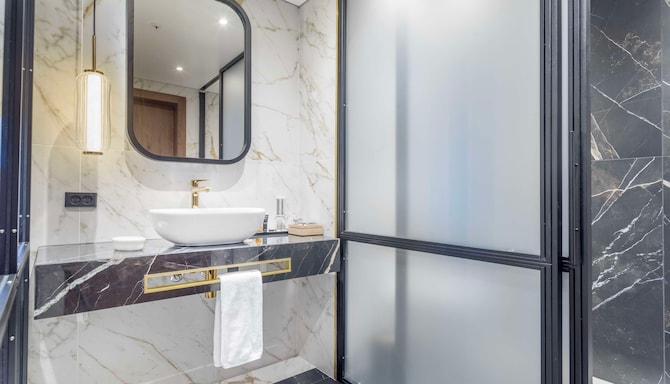 Radisson Collection Royal Hotel, Copenhagen - Panorama Suite bathroom