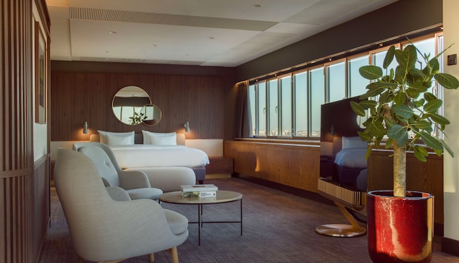 Radisson Collection Royal Hotel, Copenhagen - Panorama Suite bedroom area