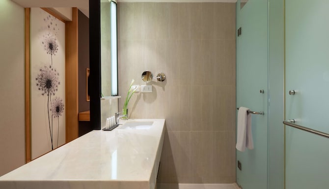 Radisson Golf & Convention Center Batam - Deluxe Room bathroom