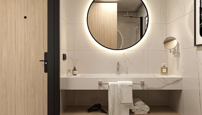 Radisson Hotel Amsterdam Airport Schiphol Hoofddorp - Logeerkamer bad