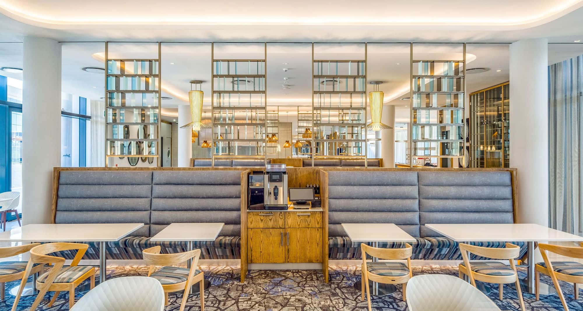 Radisson Hotel and Convention Centre OR Tambo Airport - The Peacock Restaurant seating