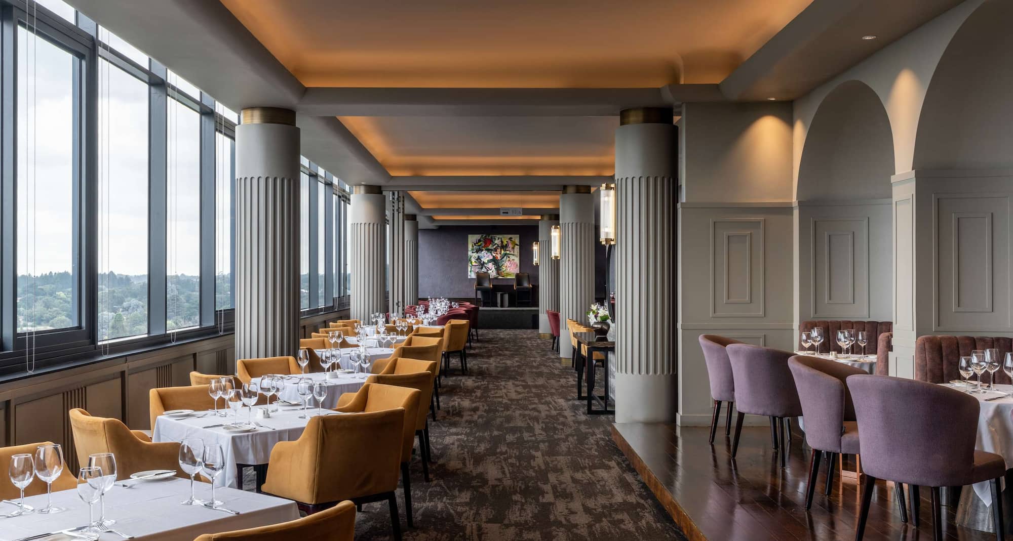 Radisson Hotel and Convention Centre OR Tambo Airport - LevelSeven Restaurant Table View