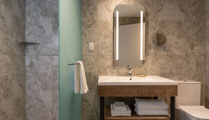 Radisson Hotel and Convention Centre OR Tambo Airport - Boutique Building - One Bedroom Apartment bathroom