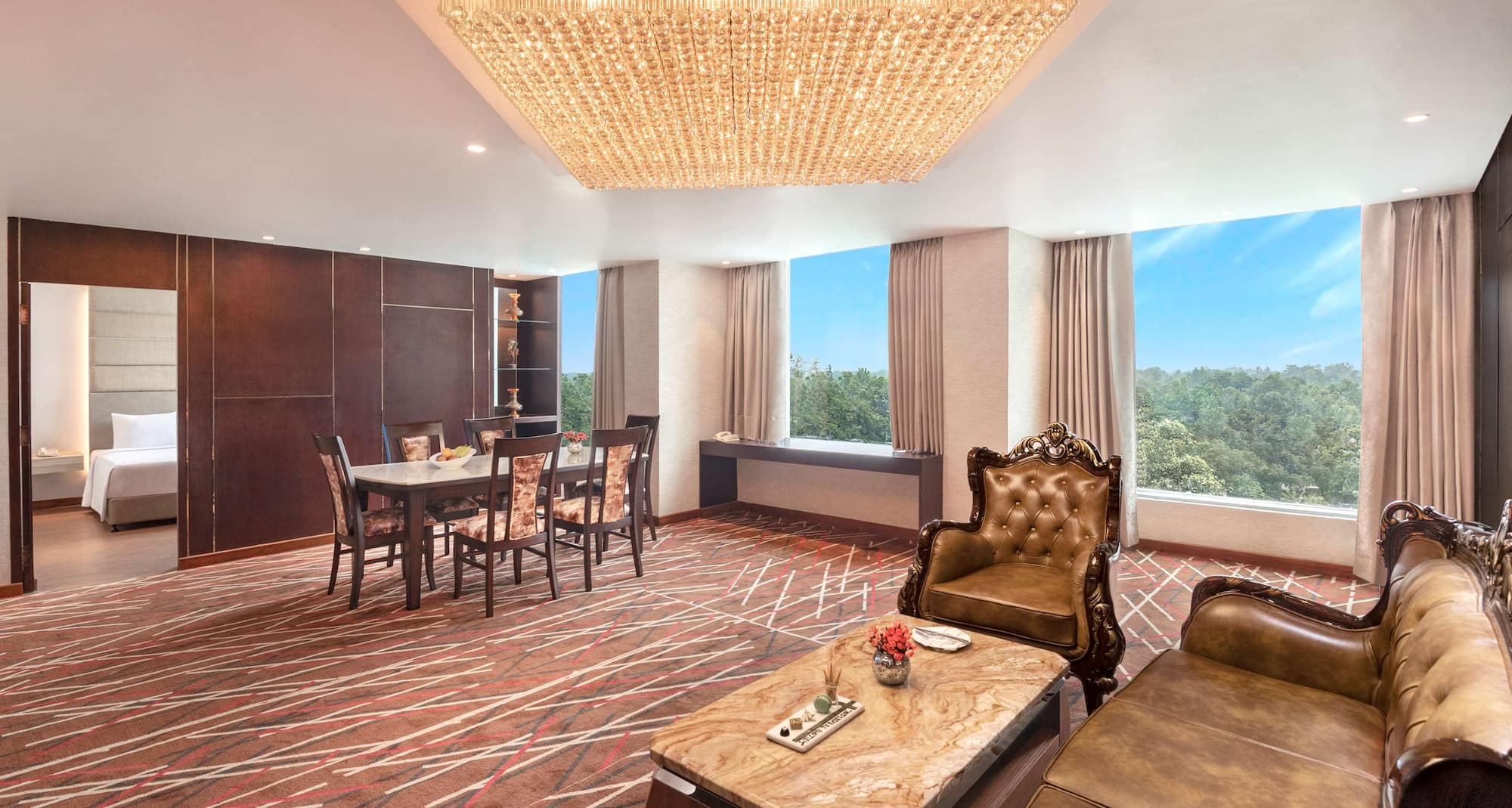 Radisson Hotel Bareilly Airport - Presidential Suite living area
