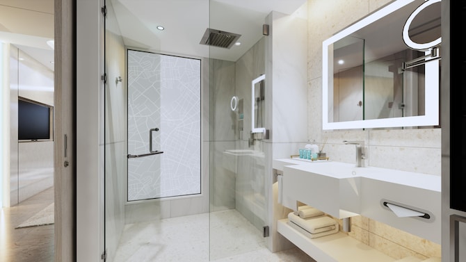 Radisson Hotel Clover Phuket Kata - Bath Room CGI Recreation