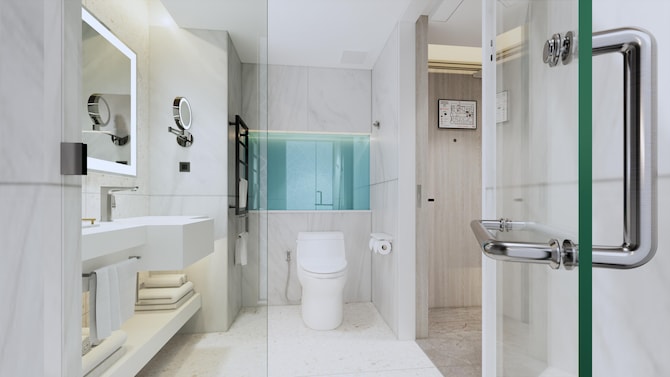 Radisson Hotel Clover Phuket Kata - Bath Room CGI Recreation