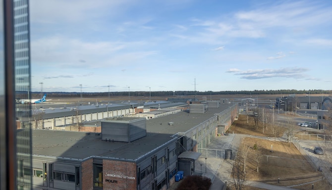 Radisson Hotel & Conference Centre Oslo Airport - Blick vom Gästezimmer