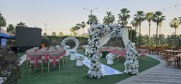 Radisson Hotel Dubai Damac Hills - Wedding set up - Firelake Grill