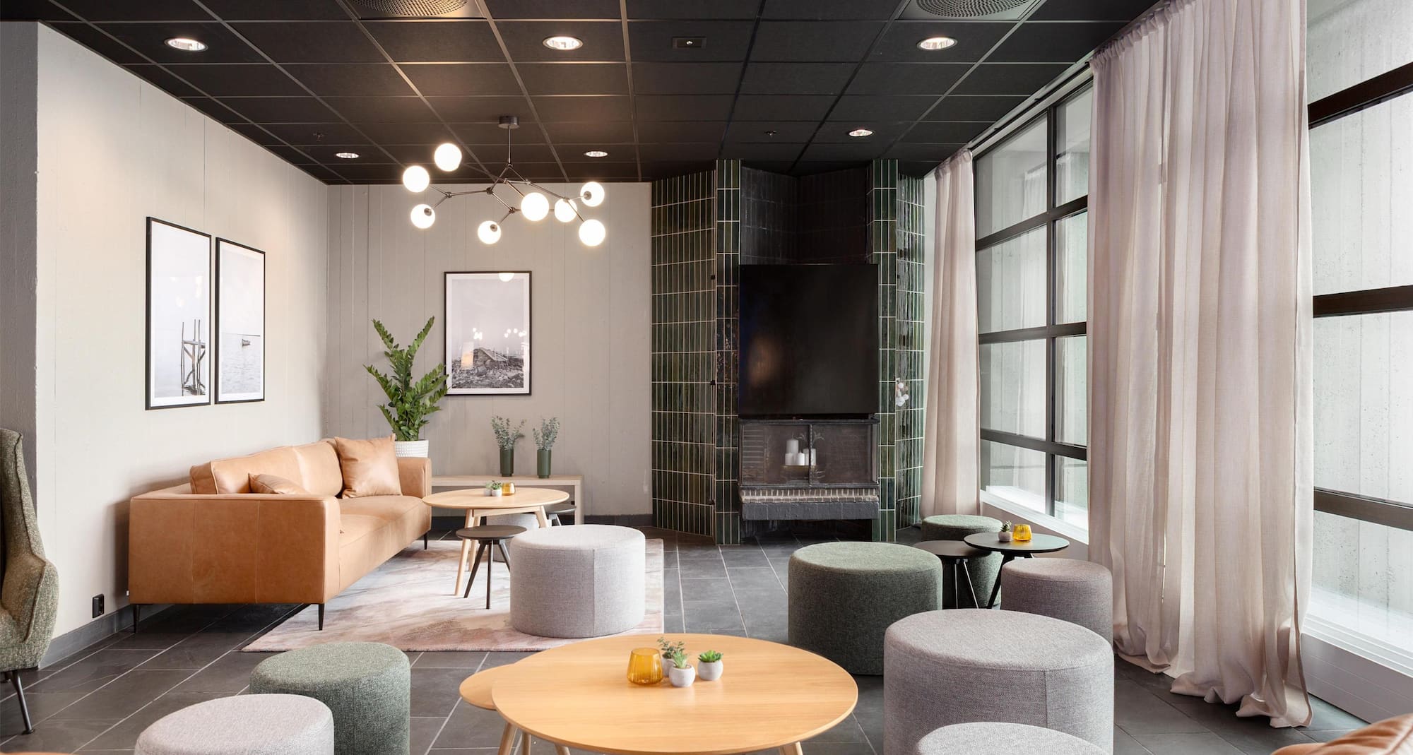 Radisson Hotel Haugesund - Lobbyutsikt