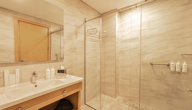 Radisson Hotel Istanbul Harbiye - Superior Room Bosphorus View bathroom