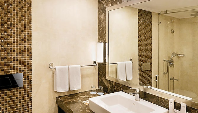 Radisson Hotel Jaipur City Center - Standard Room Bathroom