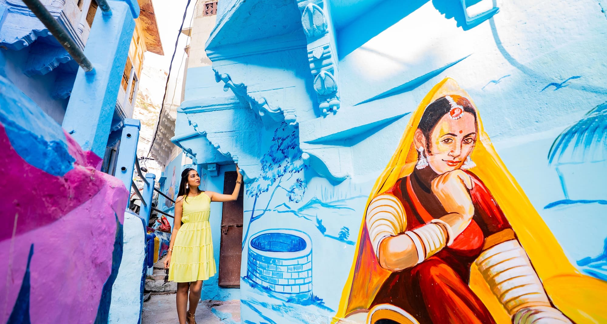 Wandering through the blue lanes where Jodhpur’s artistry comes alive.