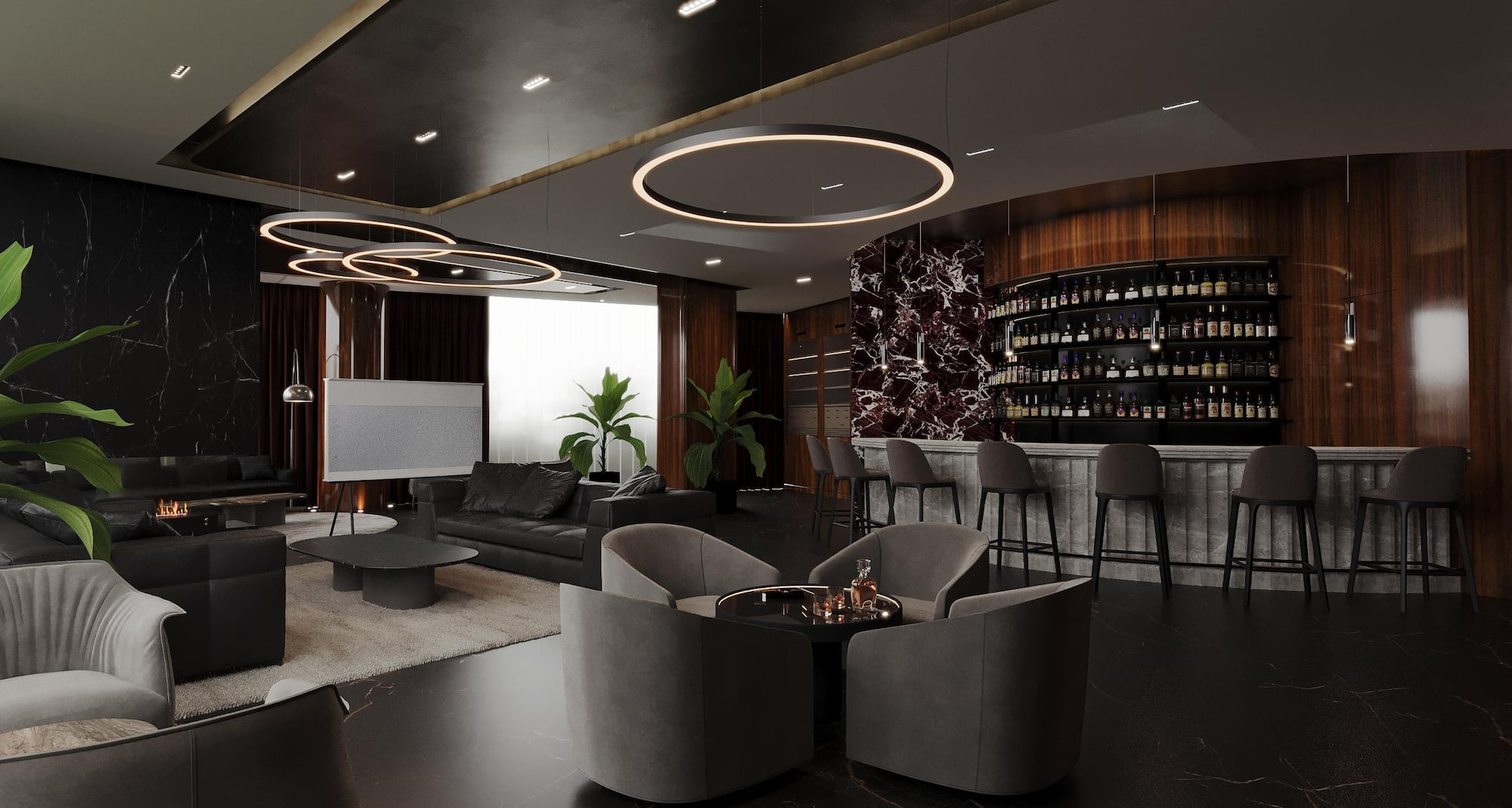 Radisson Hotel Osmaniye - Chairman s lounge club (CGI Recreation)