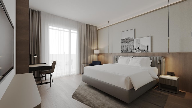Radisson Hotel Osmaniye - Standard Room with Balcony (CGI Recreation)