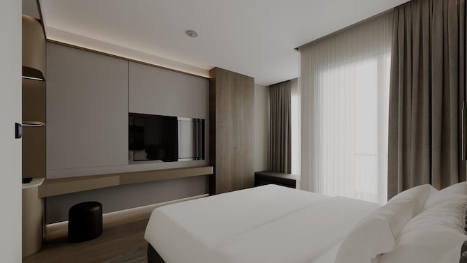 Radisson Hotel Osmaniye - Superior Room with Terrace (CGI Recreation)