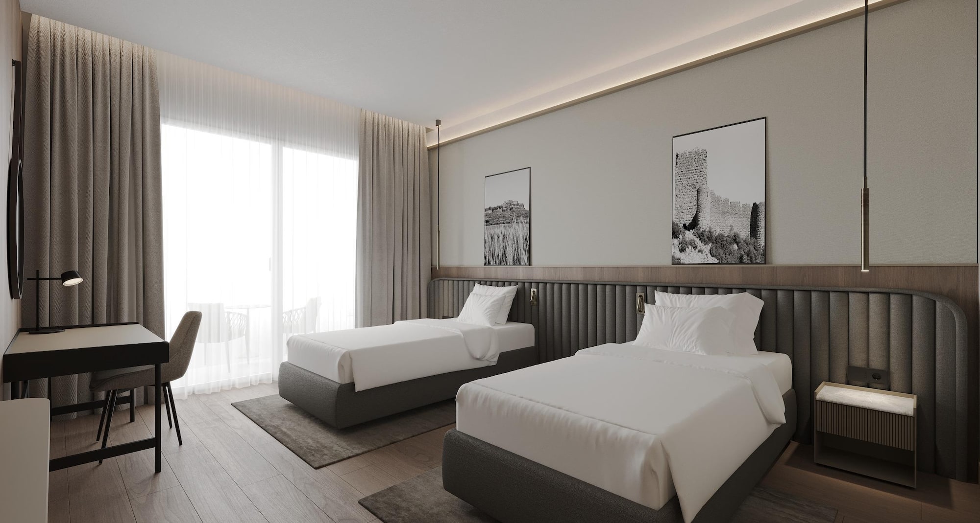 Radisson Hotel Osmaniye - Standard Twin bed room (CGI Recreation)