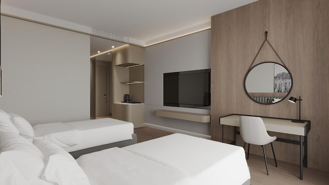 Radisson Hotel Osmaniye - Standard and Superior Twin bed room (CGI Recreation)