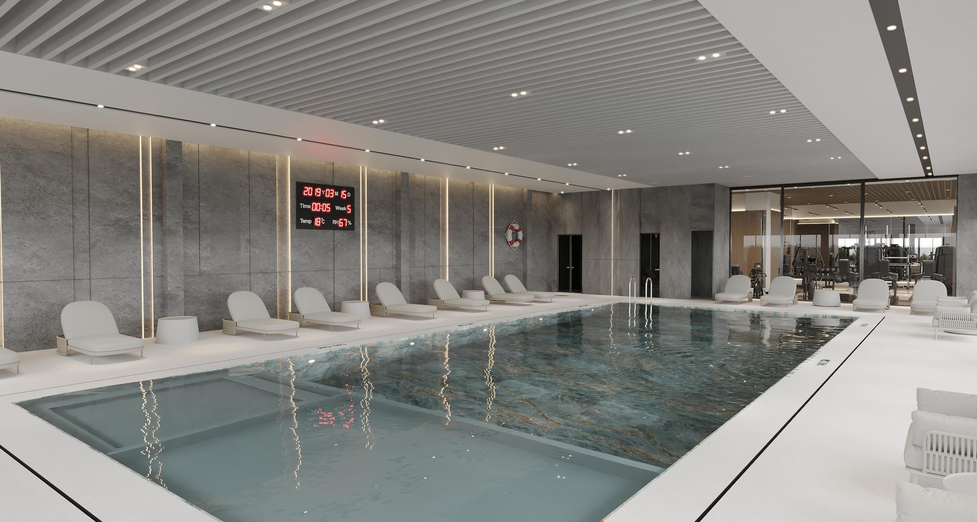 Radisson Hotel Osmaniye - Indoor Pool (CGI Recreation)