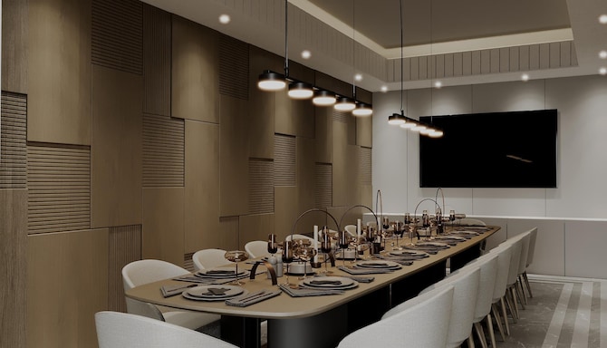 Radisson Hotel Osmaniye - Savranda Private Dining Room (CGI Recreation)