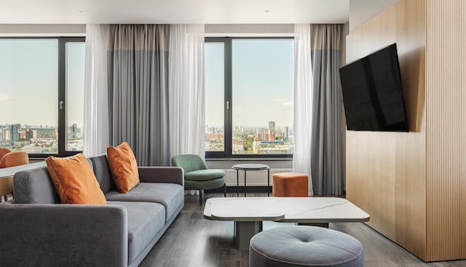 Radisson Hotel Perm - Presidential Suite - Living room