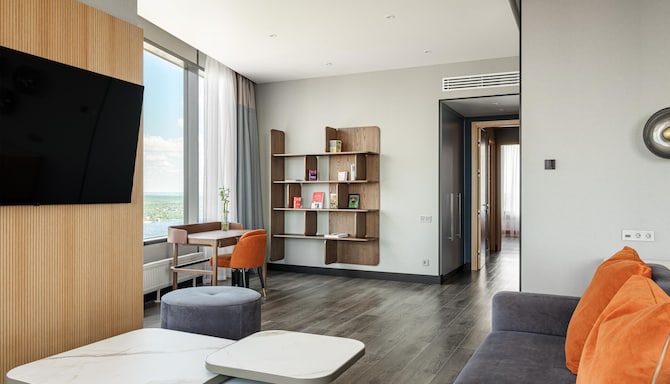 Radisson Hotel Perm - Presidential Suite - Living room