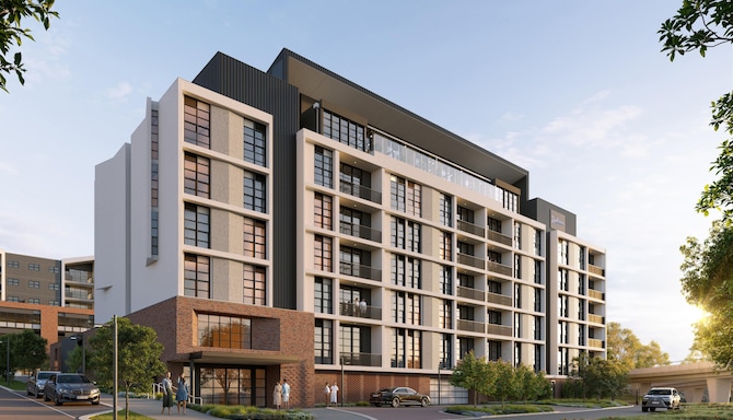 Radisson Hotel Perth - Hotel Exterior CGI Recreation