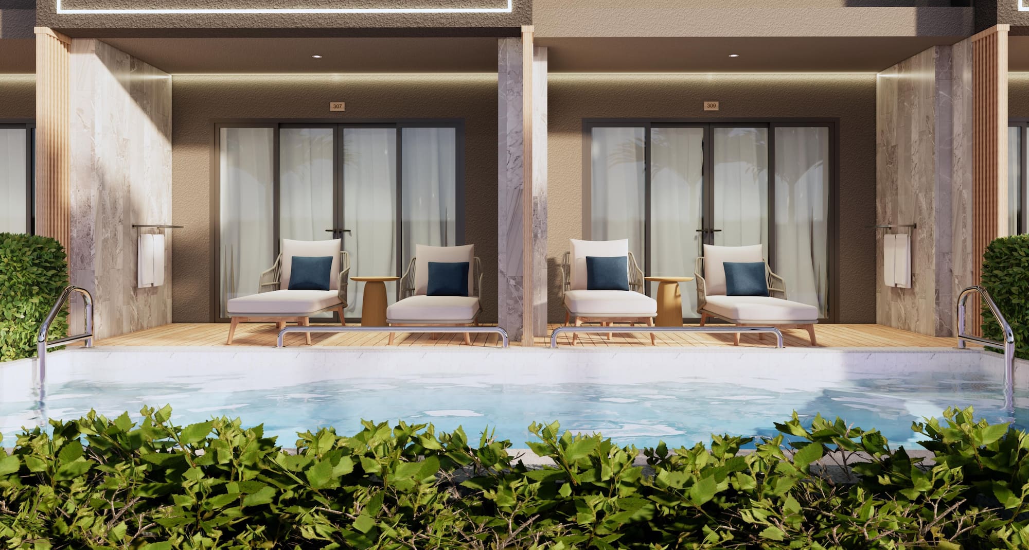 Radisson Hotel Phuket Kata - Pool Access Room CGI Recreation