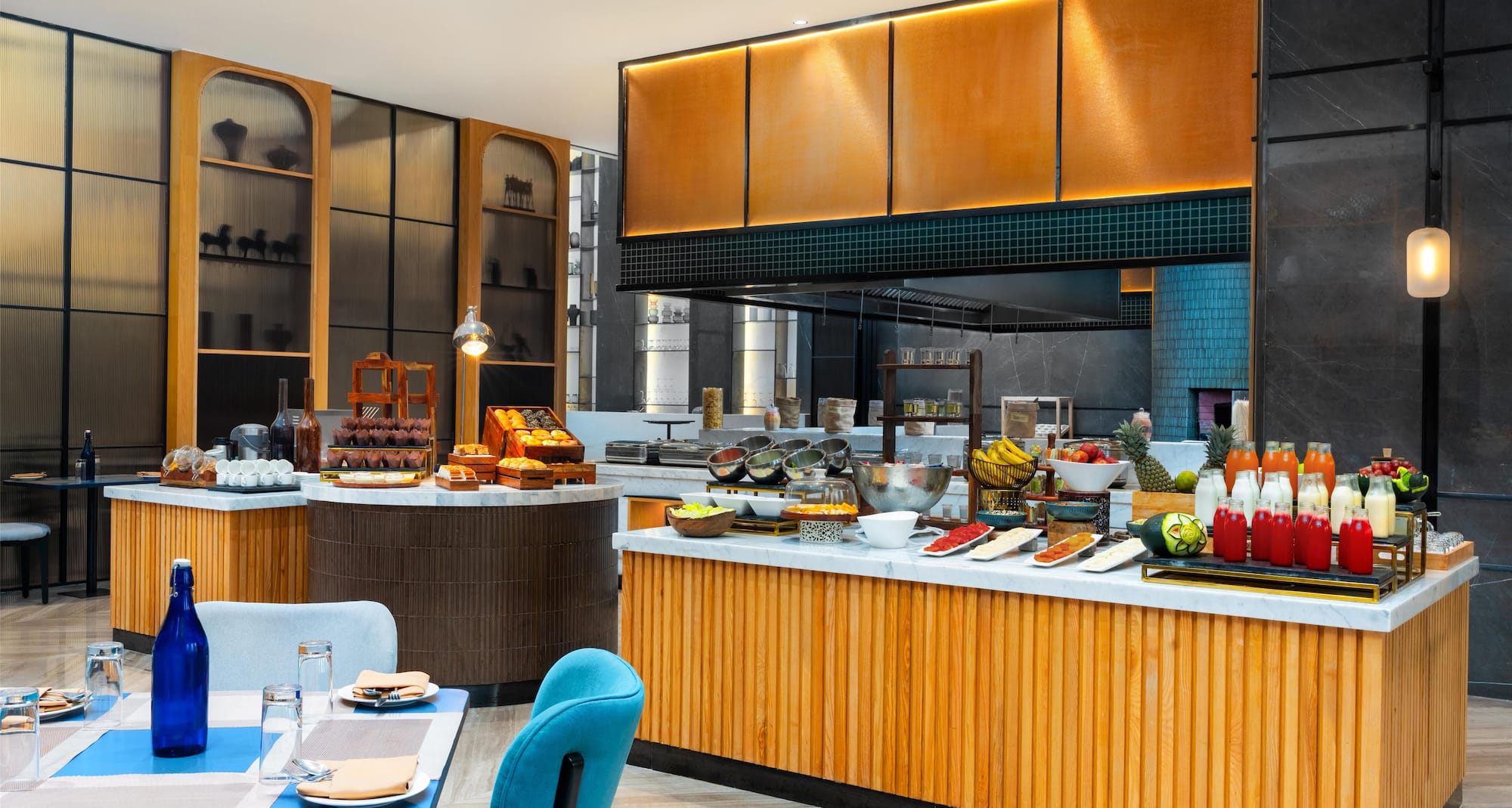 Radisson Hotel Prayagraj - Restaurant Breakfast Setup