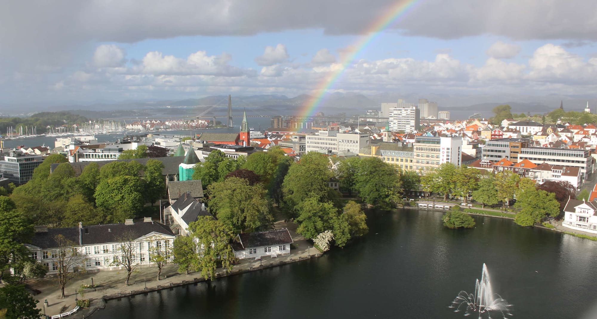 Radisson Blu Atlantic Hotel i Stavanger: regnbue