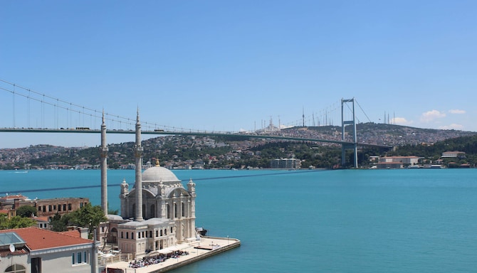 Radisson Blu Bosphorus Hotel, Istanbul - Bosphorus Strait turns blue due to phytoplankton