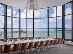 Radisson Meetings - Radisson Blu Waterfront Hotel, Jersey - Le Hocq Suite Meeting Room Boardroom Style