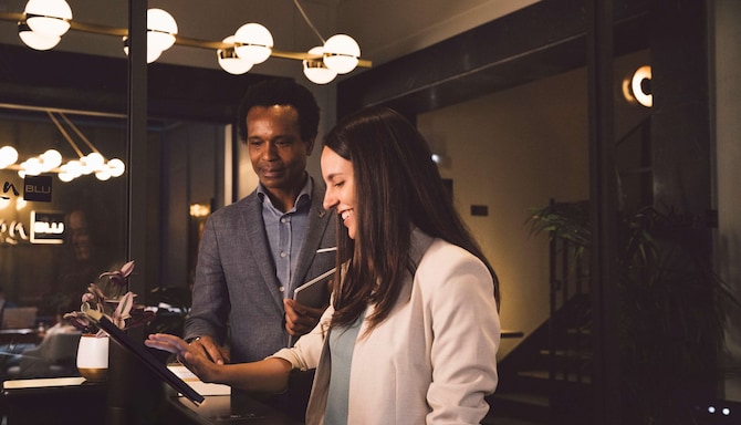 Marke Radisson Plus - Check-in-Punkt