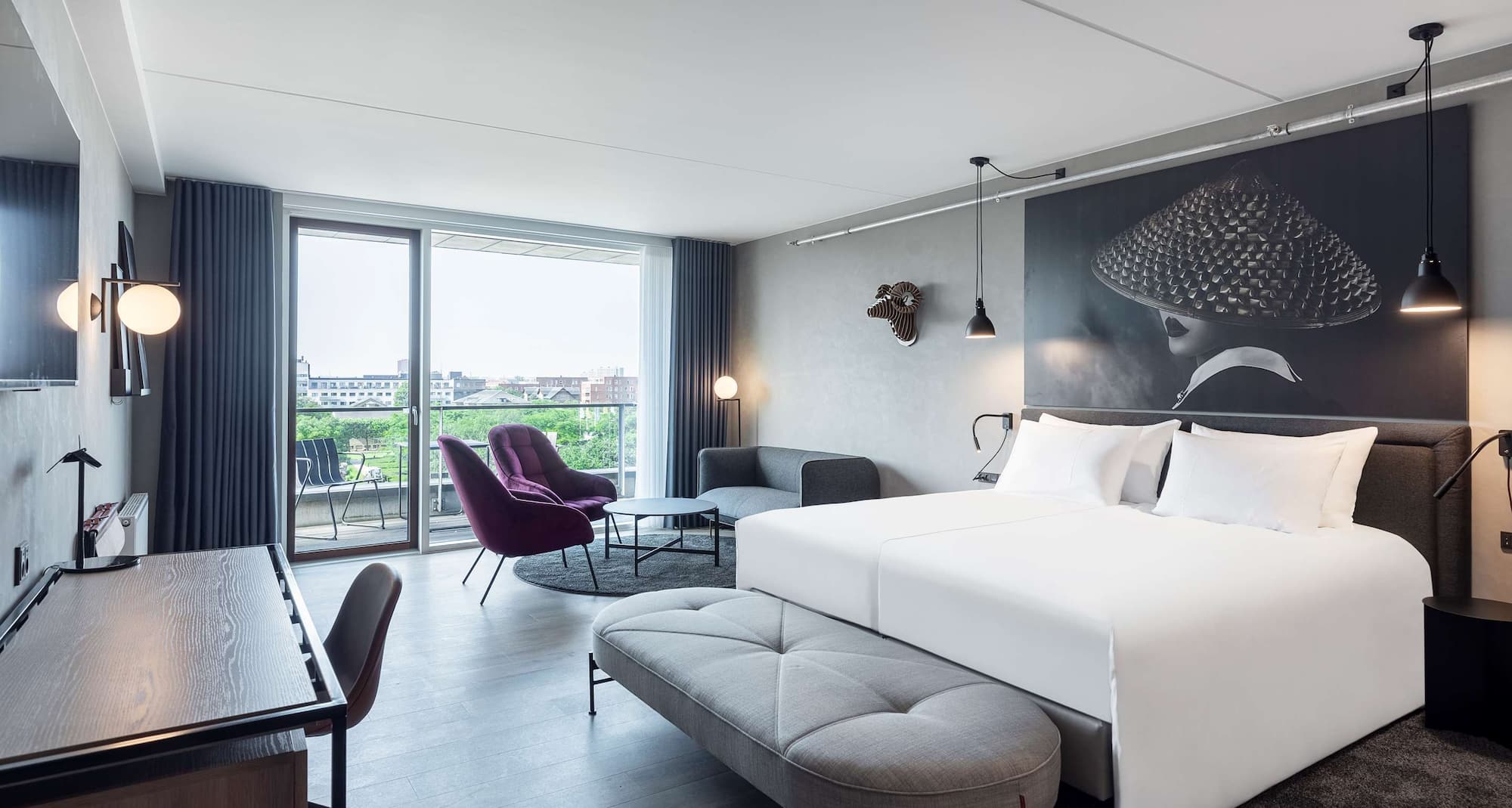 Radisson RED Aarhus - Junior Suite living room