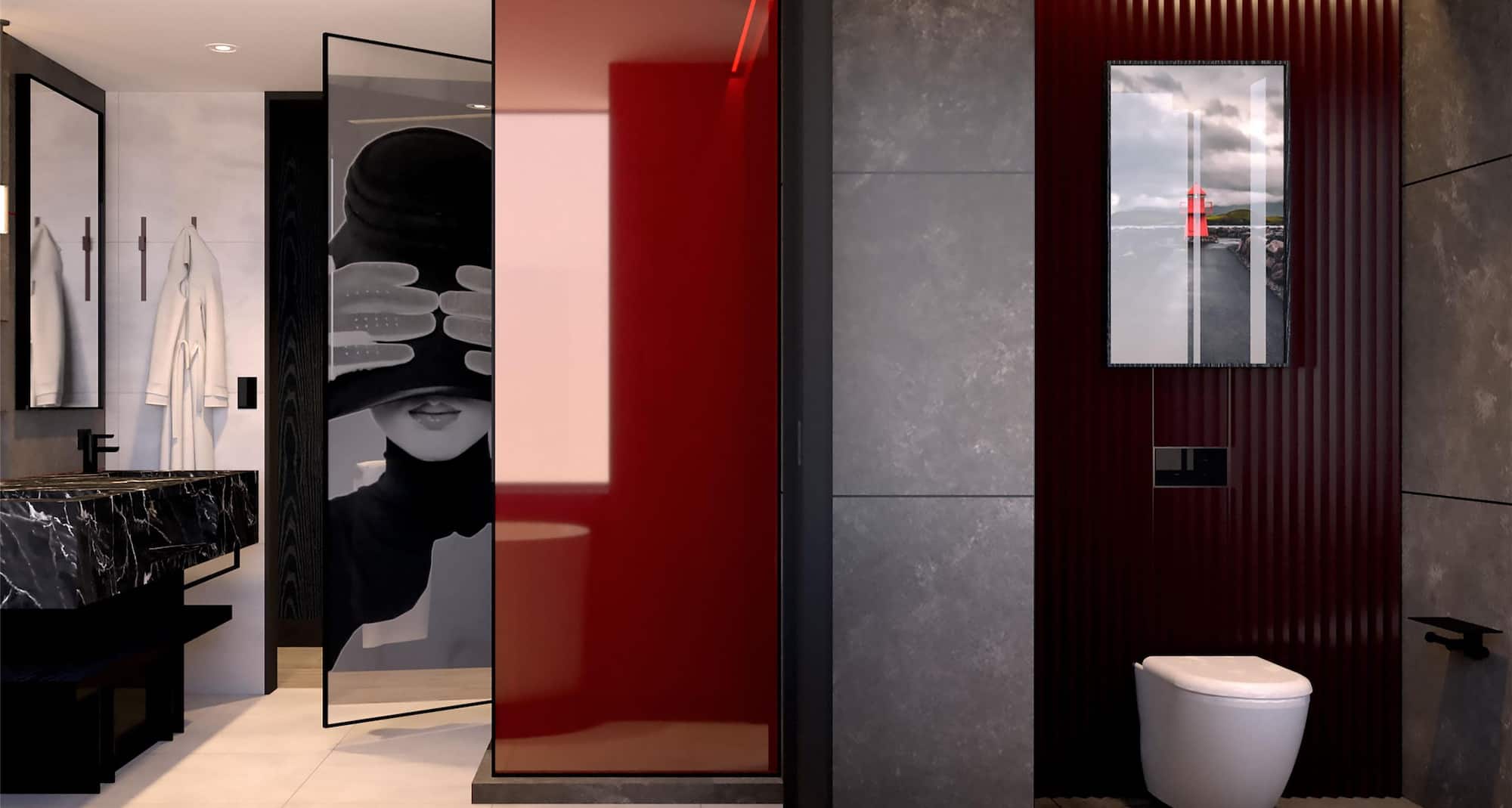 Radisson RED Auckland - Guestroom Bathroom